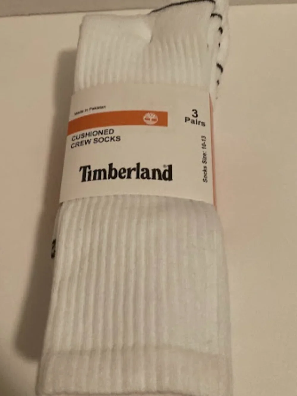 Timberland Cushioned Crew Socks Size 10-13